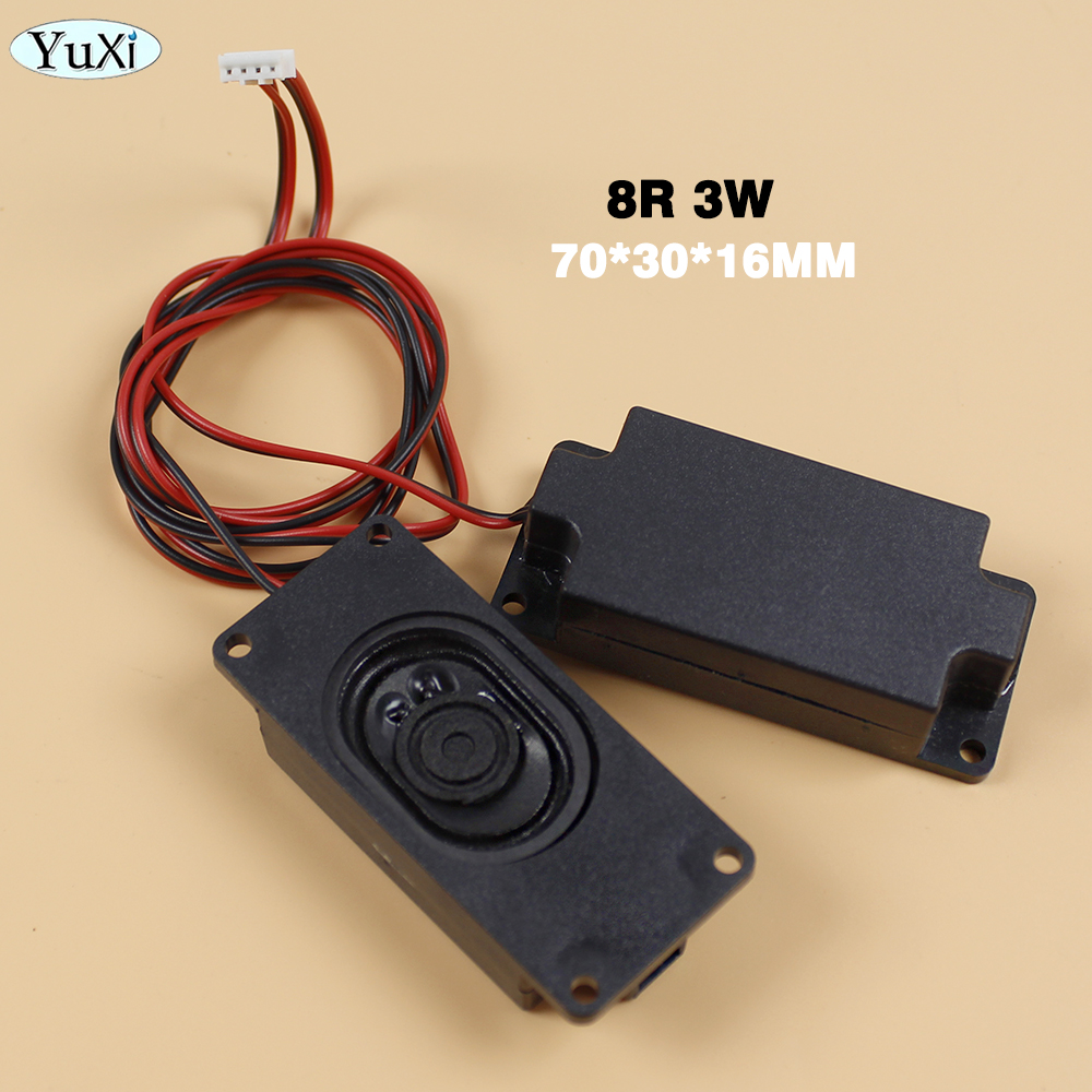 1 Paar Audio Draagbare Luidsprekers Voor Pc Computer Speaker Lcd Tv Speakers 3070 45100 Rechthoek Luidspreker 2W 3W 5W 10W 4ohm 8ohm: YELLOW