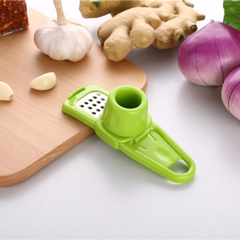 Plastic Gember Knoflook Slijpen Tool Magic Plastic Knoflook Peeler Slicer Cutter Rasp Schaafmachine Knoflookpers Keuken Koken Gadgets