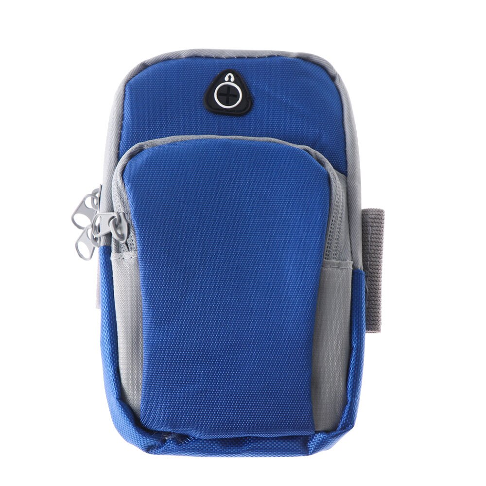 4 Colors Sports Running Armband Bag Case Cover Running armband Universal Waterproof Sport mobile phone Holder: Blue