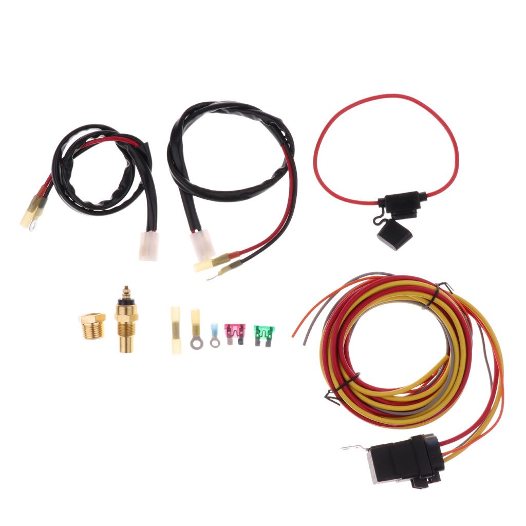 Brand Durable Electric Cooling Fan Wiring Install Kit 50AMP Relay