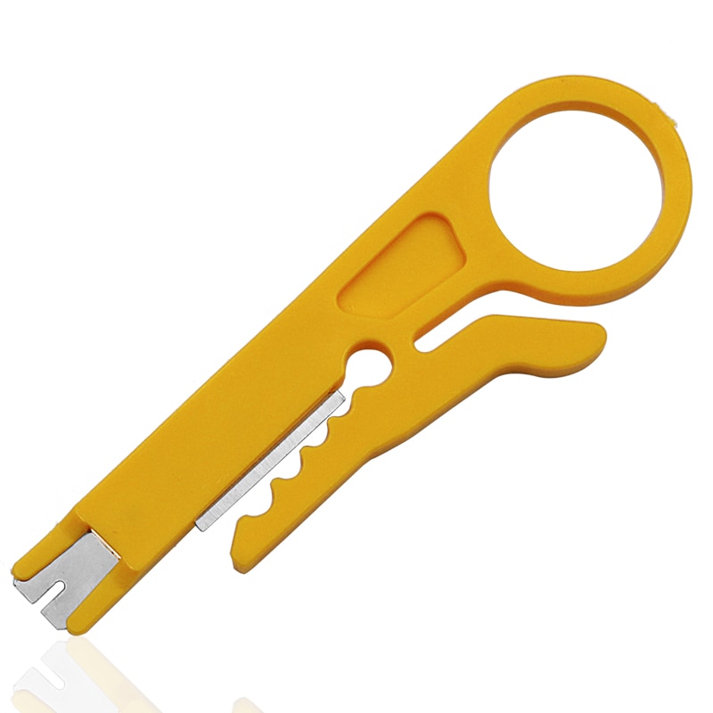 Rotary Punch Down Network UTP Cable Cutter Punch Down Wire Tool 9cm Mini Strippers STP Cable Cutter Telephone Wire Stripper
