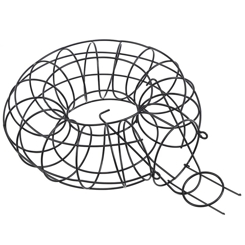 One Round Fixable Bird Hanging Feeder Fat Ball Wild Bird Seed Feeder Outdoor Feeding Station Garden Backyard Bird Supplies: Default Title