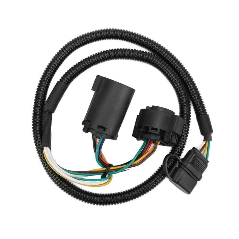 Trailer Adapter 4Pin Trailer Wiring Harness Plug and Play with 7Pin Connector for Truck