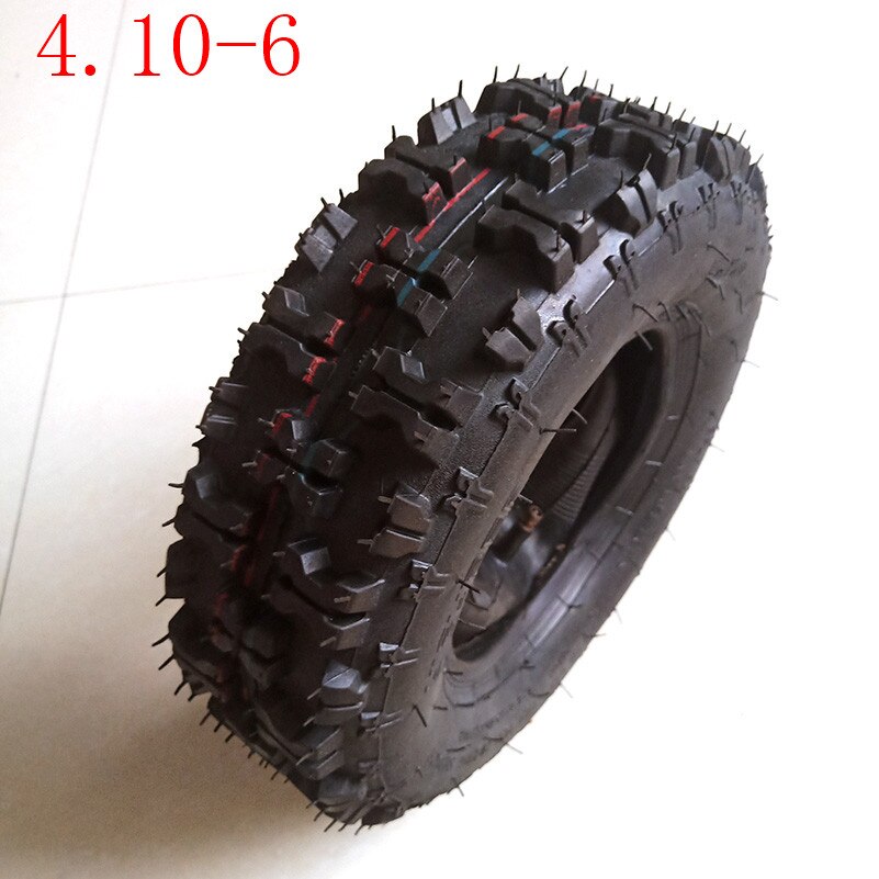 Expédition éclair 4.10-6 pneu ATV Quad Go Kart 47cc 49cc gros 12x4.10-6Tire chambre à air convient à tous les modèles