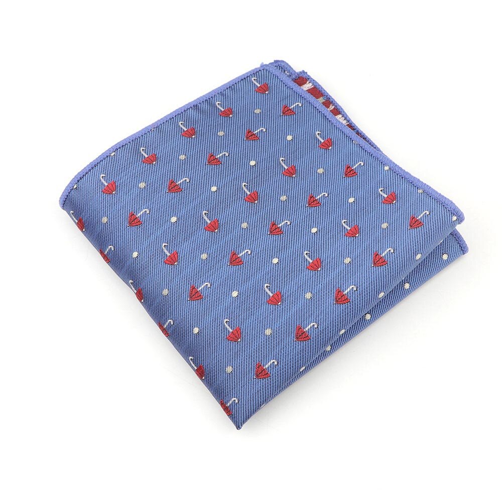 Mannen Polyester Zijden Zakdoek Pocket Plein Vintage Stof Zakdoeken Paraplu Auto Vis Vliegtuigen Fiets Borst Handdoek 23*23 cm: 4