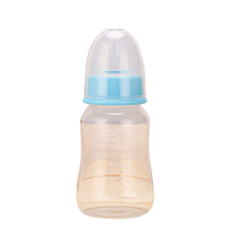 Baby Baby Fles Pasgeboren Cup Zuigfles 120ml Zuigeling Training Flessen voor Baby: Blauw