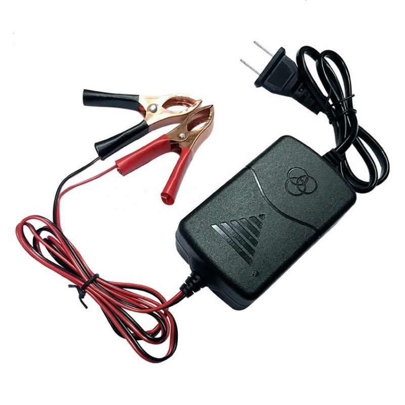 Motorcycle Charger 12V Intelligent Battery Charger Battery Car Motorcycle ABS Car Lead Acid Battery Charger