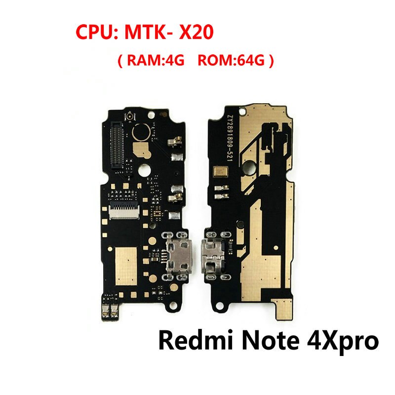 Per Xiaomi Redmi Nota 4 / Note 4X/Nota 4Xpro Del Telefono Nuovo Micro USB di carico del Caricatore del Cavo Della Flessione bordo della porta con Microfono Modul: Redmi Note 4Xpro