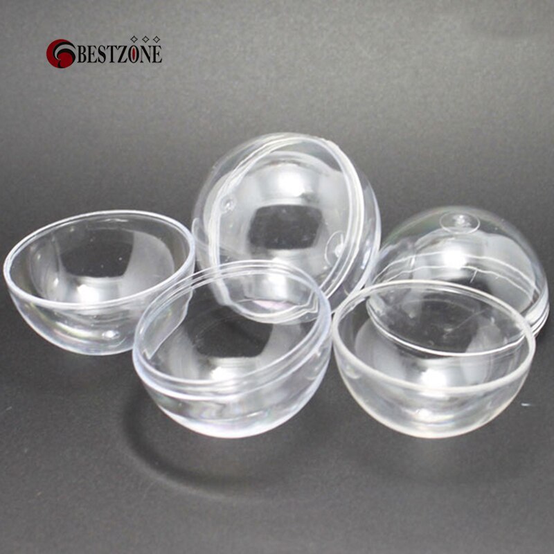 100 teile/los durchmesser 40mm klar transparent leer Kunststoff ps Kapseln Spielzeug kugeln Behälters chale für Automaten Überraschung sball