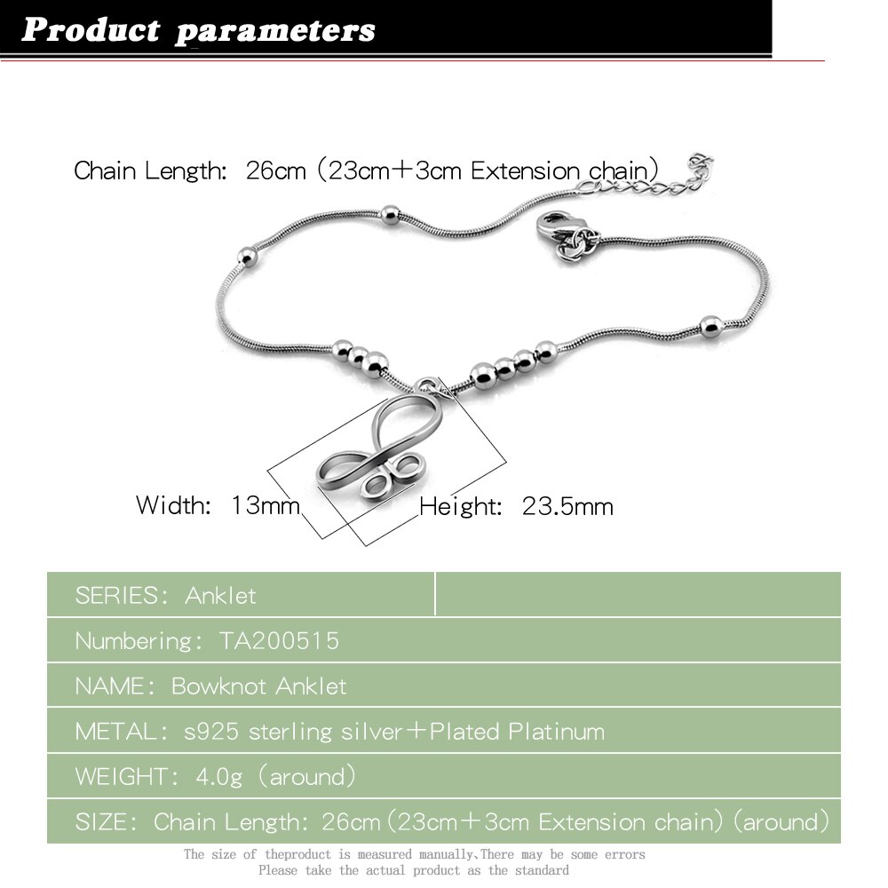 foot accessories, 925 sterling silver anklet for women, charm little butterfly anklet