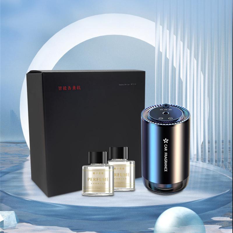 Auto Luchtverfrisser Etherische Olie Geur Diffuser Distributeur Usb Oplaadbare Aromatherapie Lucht Opfriscursus Led Light