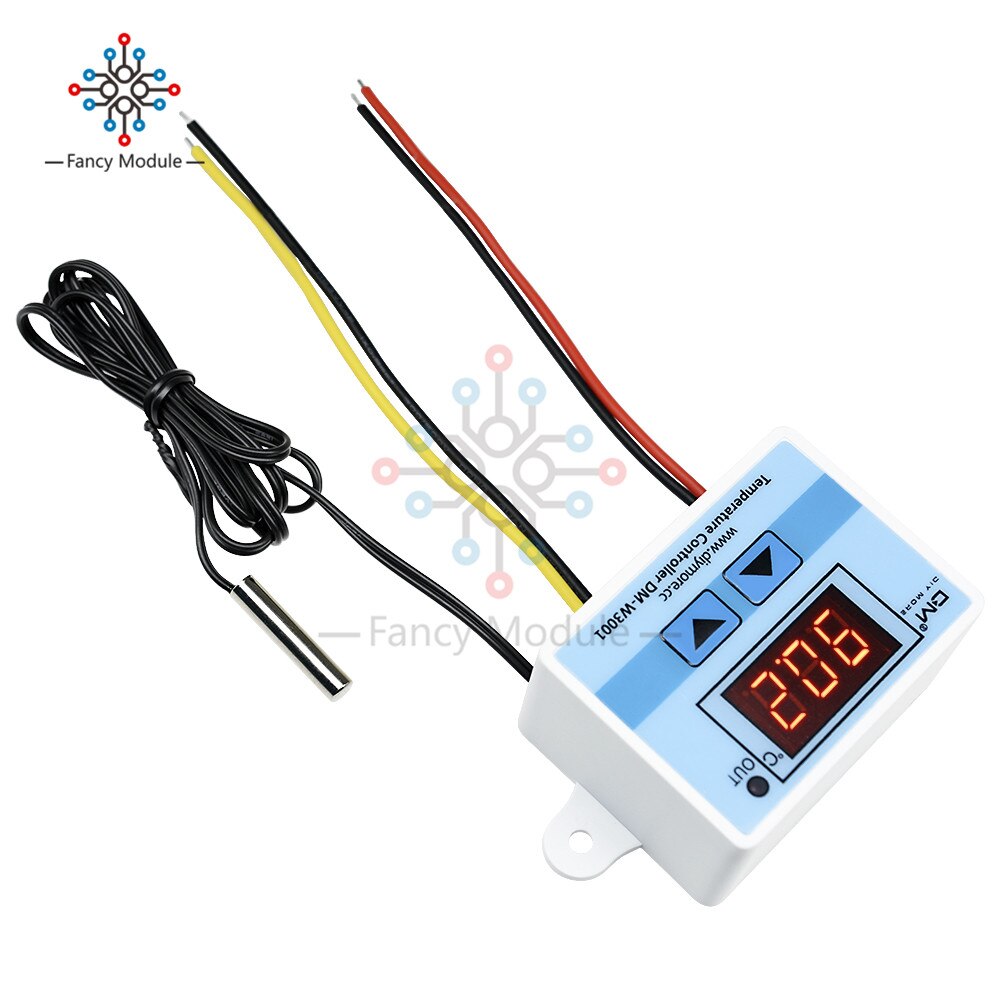 diymore DM-W3001 12V 24V 220V 10A Digital LED Temperature Controller Cool/Heat Switch /w NTC Thermostat Sensor Probe for Arduino