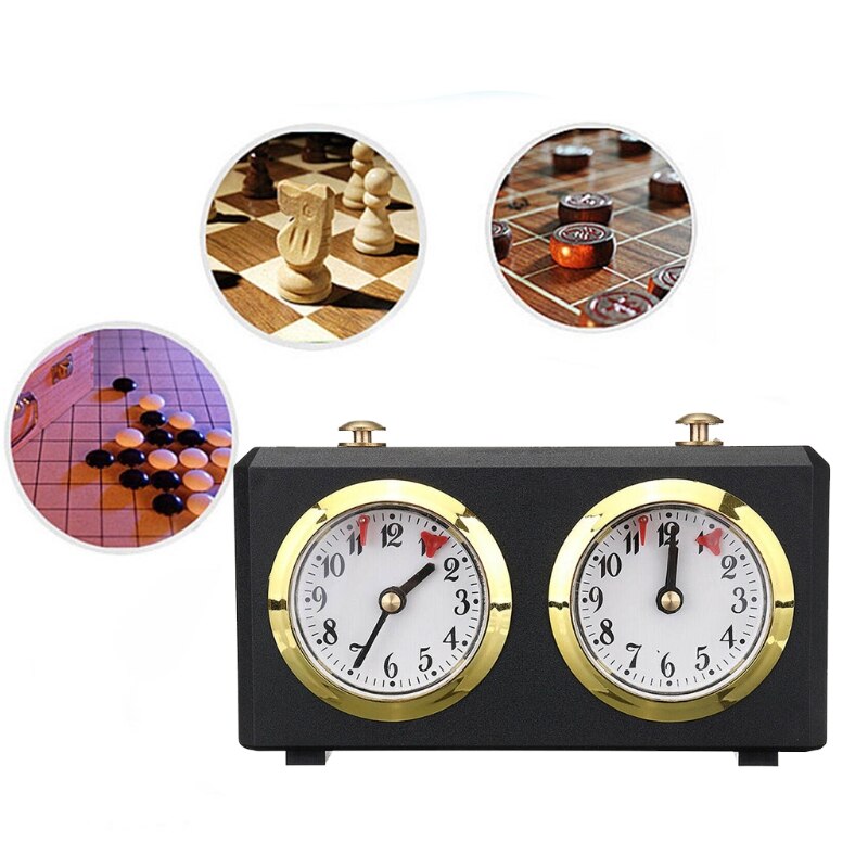 Chess Timer, Chess Clock Game Timer Analogue Clock Chess Timer I-GO Count Up Count Down Timer, Internationa