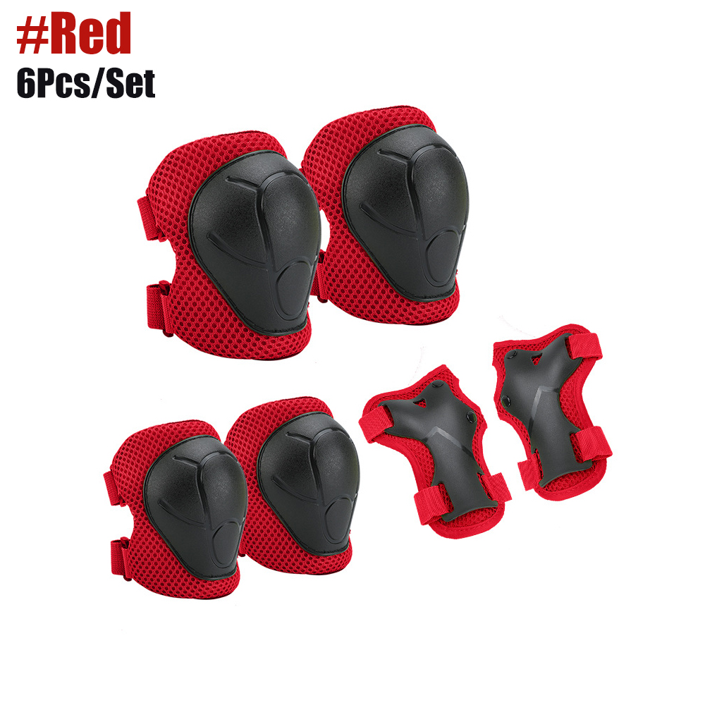 Rodilleras para niños, coderas para niños de 3 a 7 años, conjunto de seguridad de equipo protector 6 en 1 con protector de muñeca para patinaje y ciclismo,: YELLOW