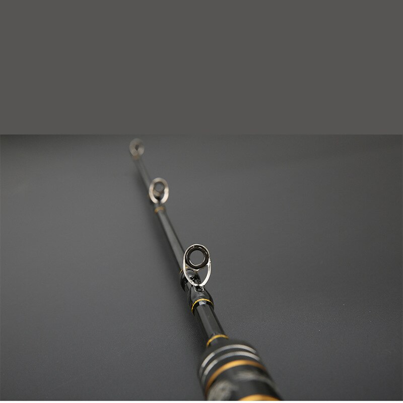 Goture 2 Sections Raft Fishing Rod 90cm 100cm Winter Ice Fishing Rod Boat Fishing Rod with Titanium Alloy Tips for Big Fishes
