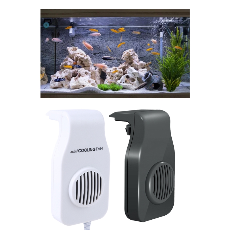 Mini Aquarium Koelventilator Usb Fish Tank Hang On Koelventilator Water Plant Koeler 95AA