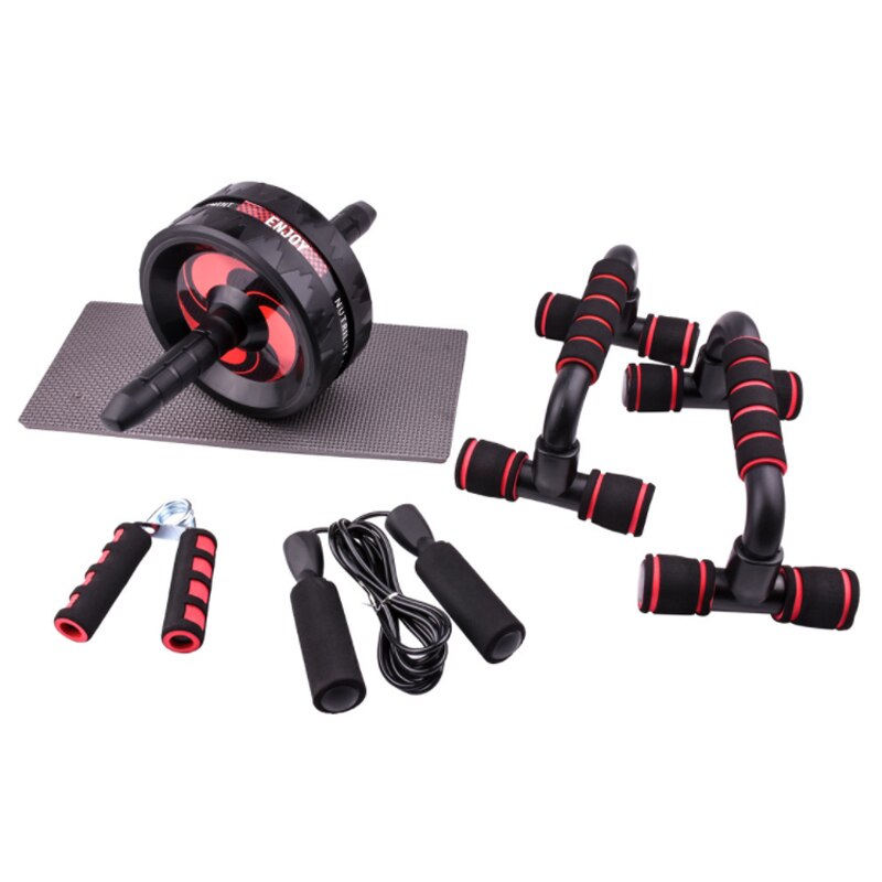 Soporte de flexiones para Fitness, dispositivo de entrenamiento de rueda Abdominal, equipo de Fitness para gimnasio en casa, 6 unids/set por Set
