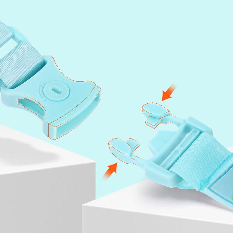 1.5-2.5m børnesikkerhedssele justerbar børnesnor anti-tabt håndledsled træktov baby rollator armbånd axp 073