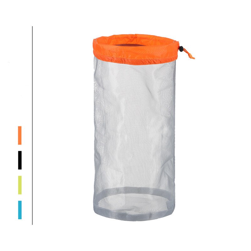 1pc Wäsche Outdoor Tasche Ultraleicht Mesh Zeug Sack Camping Sport Kordelzug Lagerung Tasche Wandern Werkzeuge Klettern Kordelzug