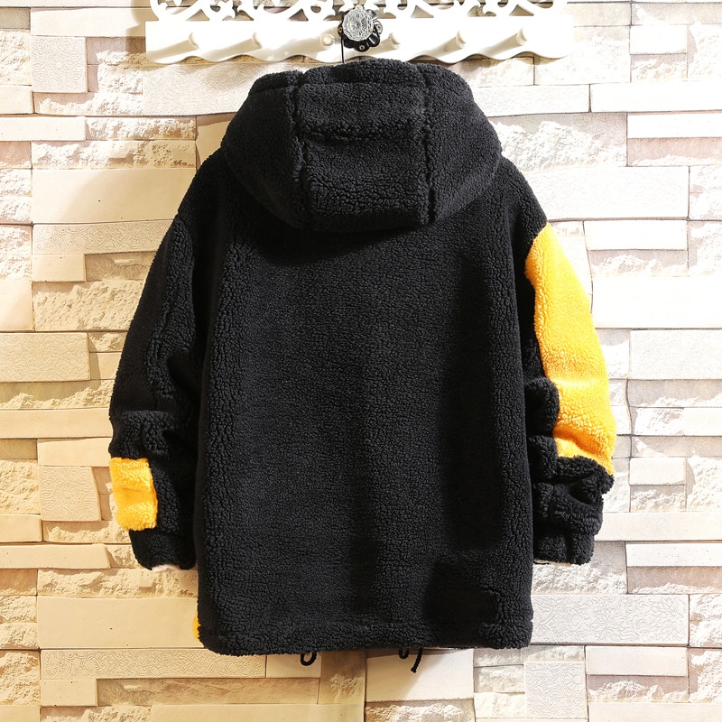 Bomber Jas Mannen Winter Dikke Warme Fleece Teddy Jas voor Mens SportWear Trainingspak Mannelijke Pluizige Fleece Truien Jas