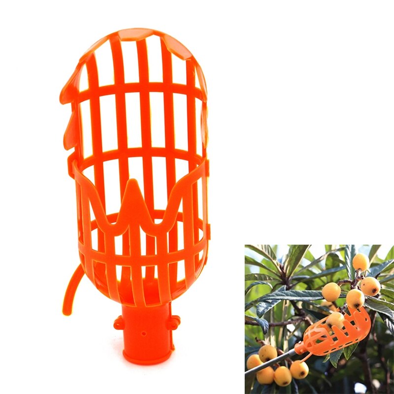 Recolector de frutas de altura alta, recolector de frutas sin poste, 1 unidad de plástico, herramienta de recolección de fruta sin poste para jardín