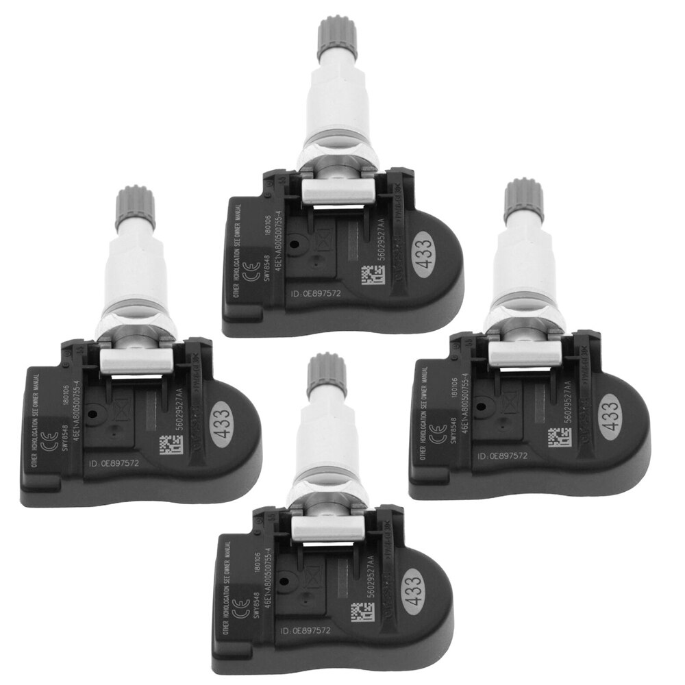 4 Stuks Bandenspanningscontrolesysteem Sensor 68001698AA Tpms Voor Dodge Avenger Caliber Dokota Journey Nitro 2007: 4PCS