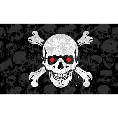 90X150 Cm Black Pirate Skull Stapel Gekruiste Vlag Voor Decoratie