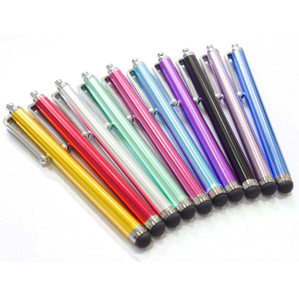 Lumière téléphone portable condensateur stylo métal écriture écran tactile stylo téléphone portable tablette universel tactile stylo