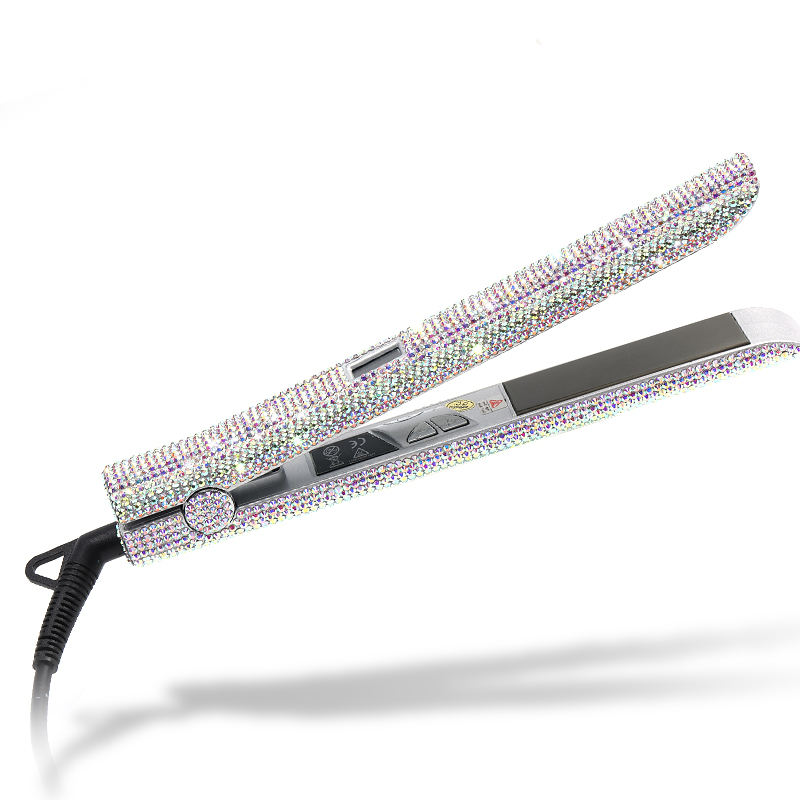 Plattång och locktång i titan plattjärn strass plattjärn plancha y rizador en uno plancha pelo dual voltage