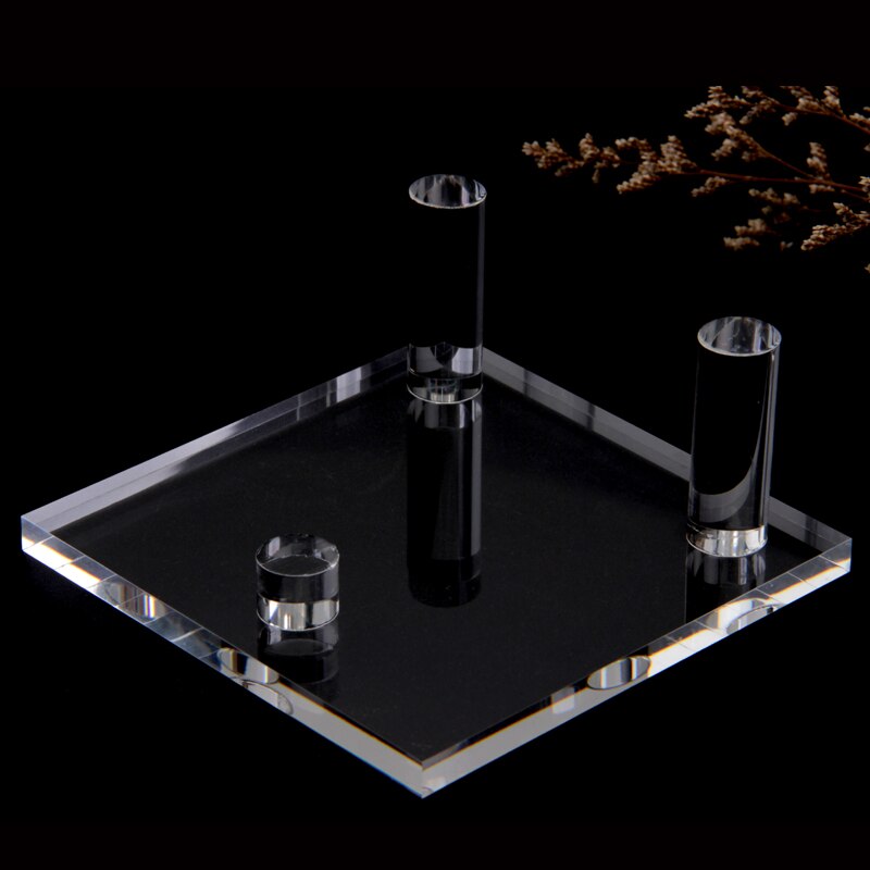 Helder Acryl Display Standaard Voor Fossielen Mineralen Rock Exemplaren Kristal Agaat Stenen Sieraden