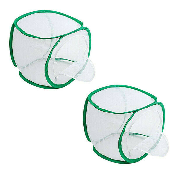 Insect Cage Foldable Butterfly Habitat Mesh Transparent Surface Portable Zipper Insect Supplies Boxes