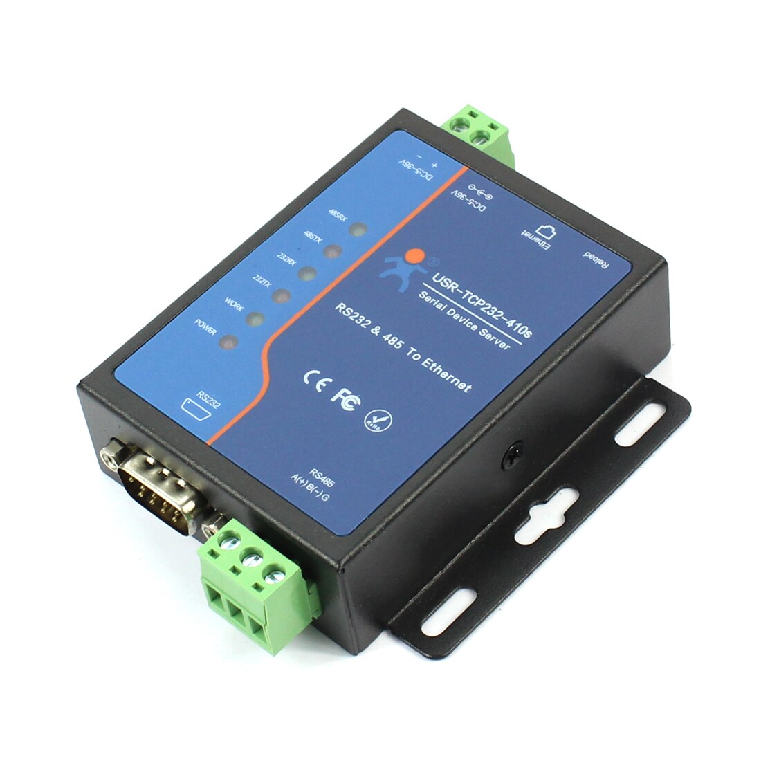 Q18039 USRTCP232410S Terminal Power Supply RS232 RS485 to TCP/IP