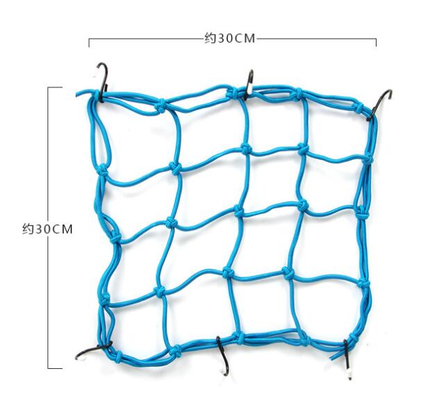 Motorcycle Luggage Net Bike 6 Hooks Hold down Fuel Tank Luggage Mesh Web Bungee CBR250 CB400 VTEC XJR400 YZF R1 S1000RR Z1000