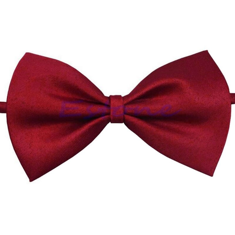 viel freundlicher Mädchen Jungen Kleinkinder Bowtie Vor Gebunden Hochzeit Fliege schlicht Krawatte: WR