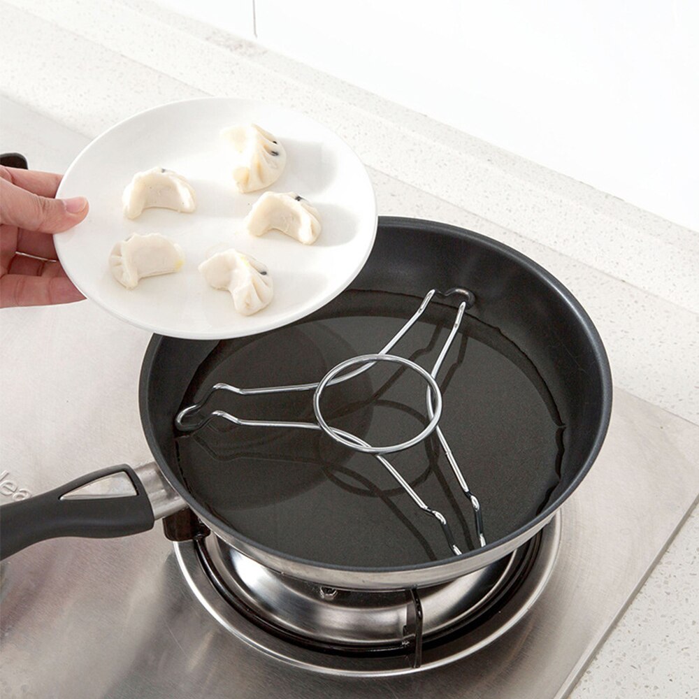 Stainless Steel Steamer Rack Multi-Purpose Steam Tray Stock Pot Steaming Tray Stand Kitchen Cookware rice cooker steaming rack