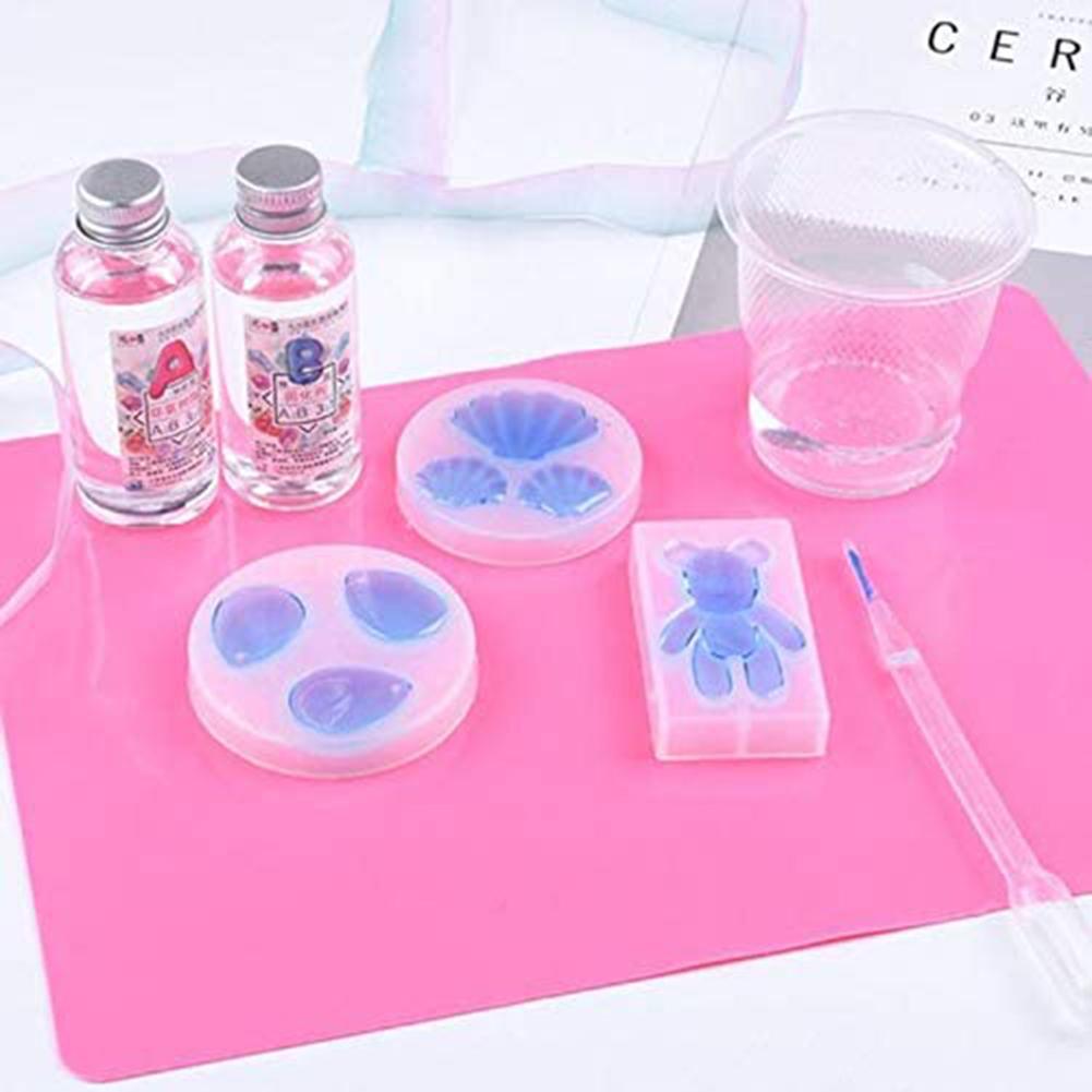 A3 Silicone feuille antiadhésive bijoux moulage moules tapis Premium résistant à la chaleur Silicone napperon antidérapant polyvalent tapis # CW