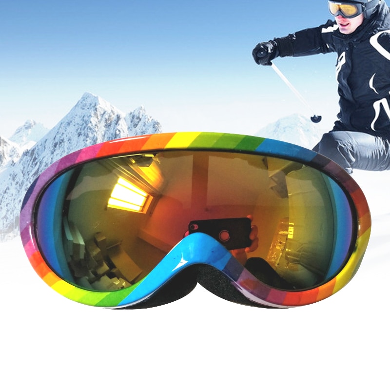 Vertvie Kinderen Ski Bril Jongens Meisjes Sneeuw Snowboard Masker Multicolor Winter Kids Skiën Bril Outdoor Bril