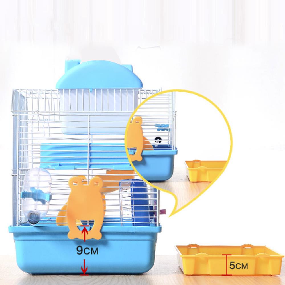 2 Vloeren Storey Hamster Kooi Kooi Rat Muis Thuis Fret Dierbenodigdheden Outdoor Opslag Draagbare Luxe
