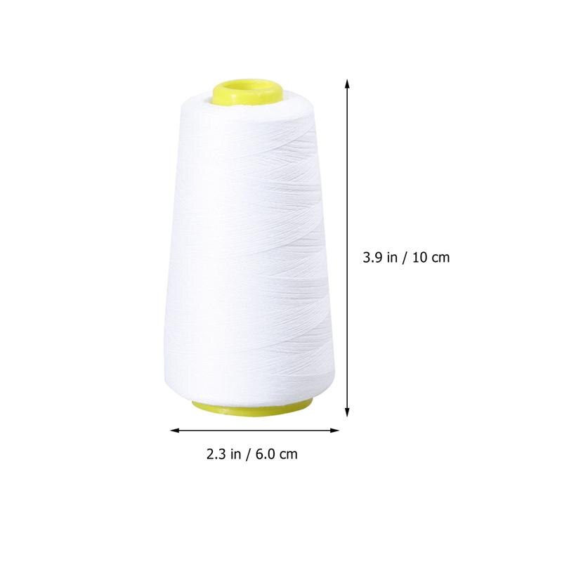 3000 Yards Sewing Threads Sewing Machine Line Overlock Sewing Thread Yard Spools Cone For Quilting Upholstery Beading Drapery