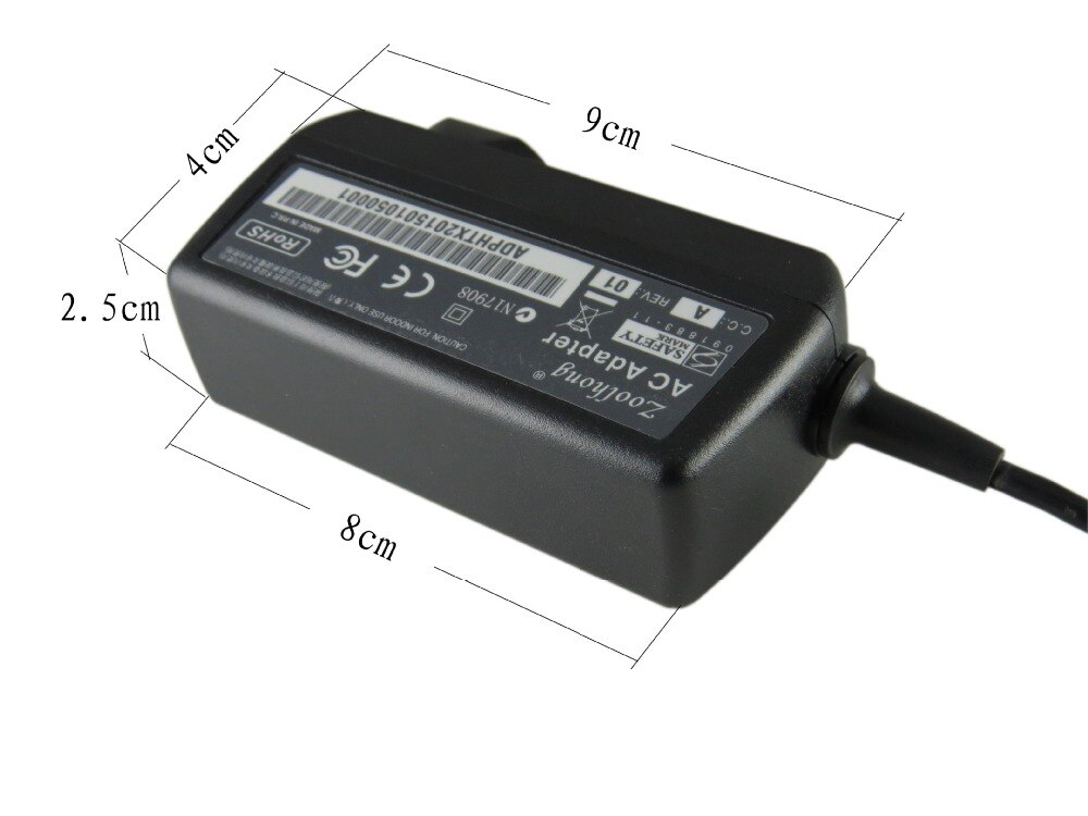 19V 1.75A AC Power Adapter Travel Plug Wall Charger for ASUS Vivobook S200 S200E S220 X200T X201E X202E F201E Q200E