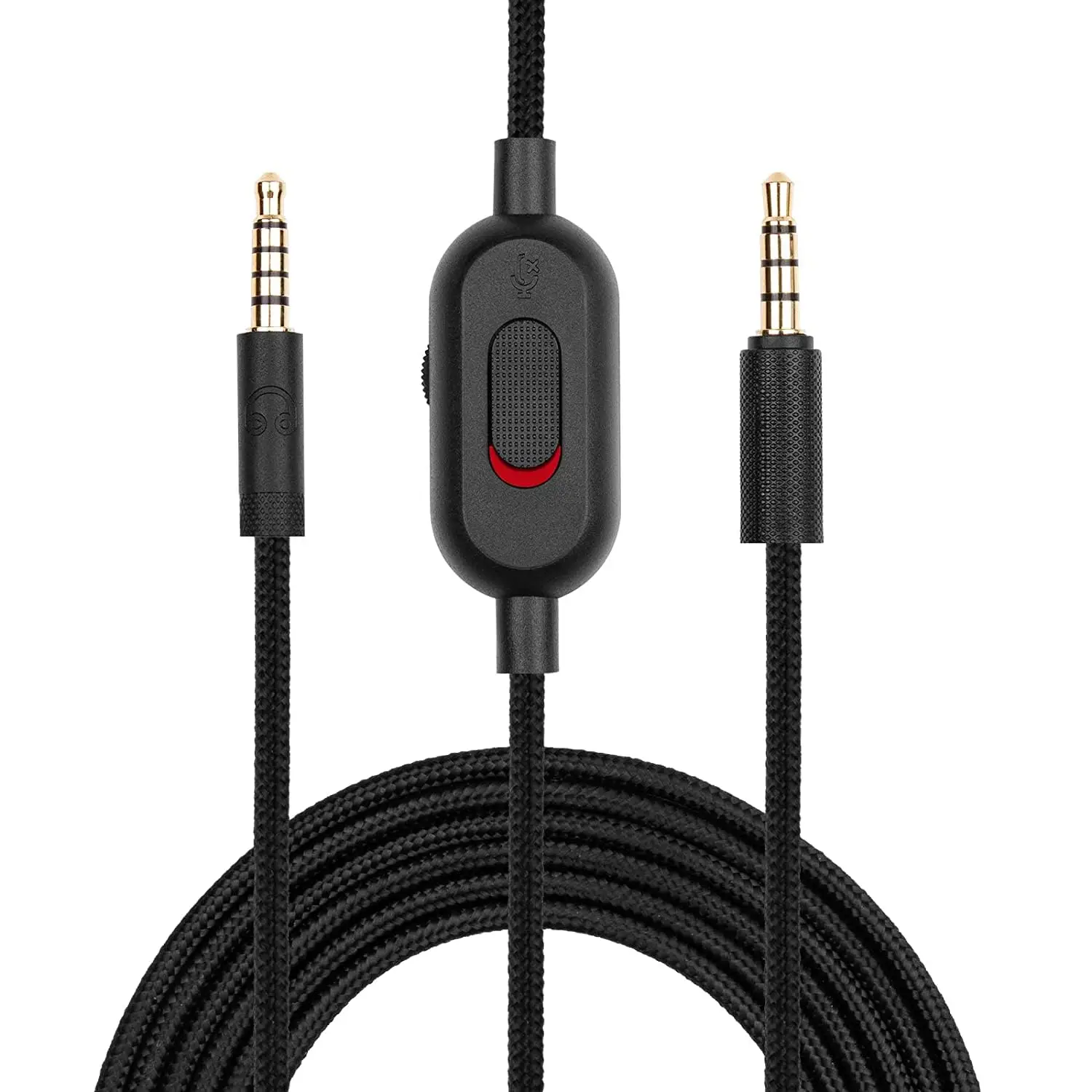 Logitech Headset-Kabel-Ersatz für G Pro, G Pro X, G433, G233 Kopfhörer-Sound-Aux-Kabel mit Lautstärkeregler und Mu
