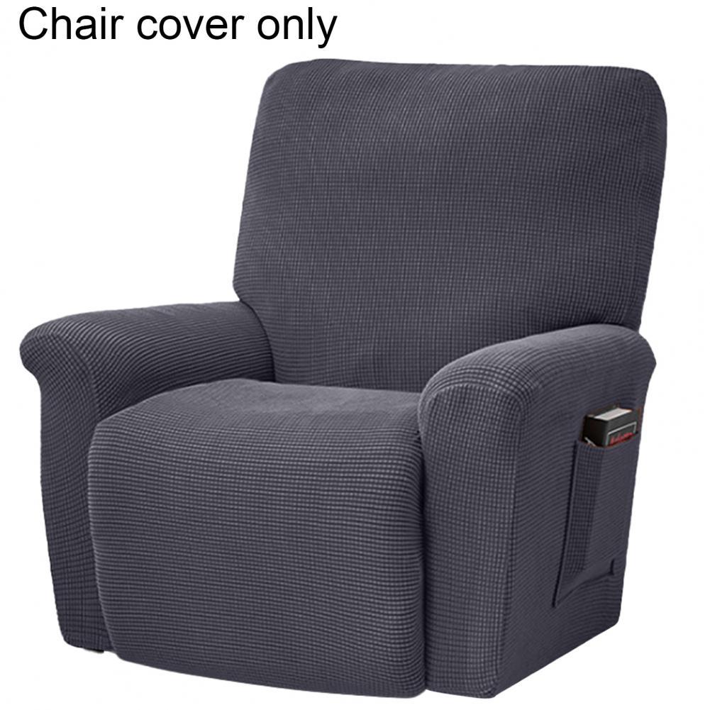 Armchair Cover Washable Easy to Install Washable Furniture Sofa Protector for Home Recliner Cover Chair Cover: Dark Gray