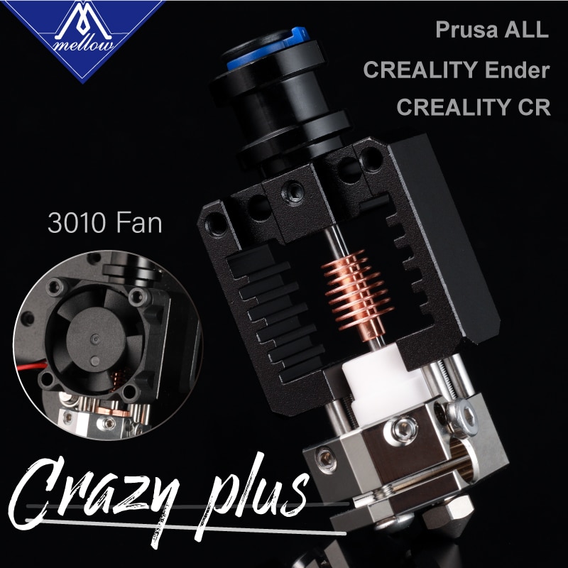 Mellow All Metal NF-Crazy Plus Hotend V6 Nozzle For Ender 3 ENDER 5 Pro CR10 Bmg Extruder 3D Printer Parts