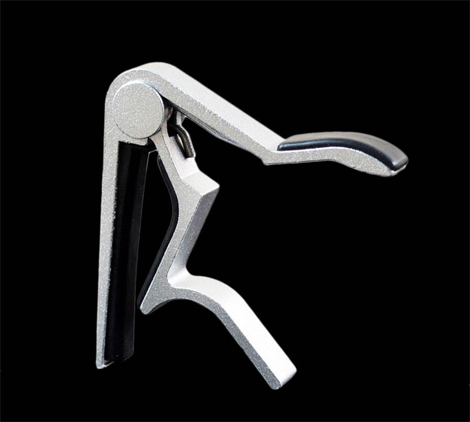 Hoge Aluminium Universal Capo Gitaar Accessoires Quick Change Clamp Key Akoestische Klassieke Gitaar Capo Voor Onderdelen: Light Grey