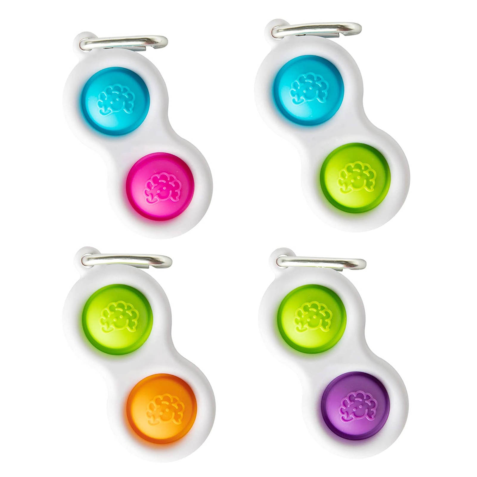 Fidget Simple fossetta giocattolo montessori giocattoli antistress mano Fidget Toy per bambini adulti autismo educativo precoce aghi speciali