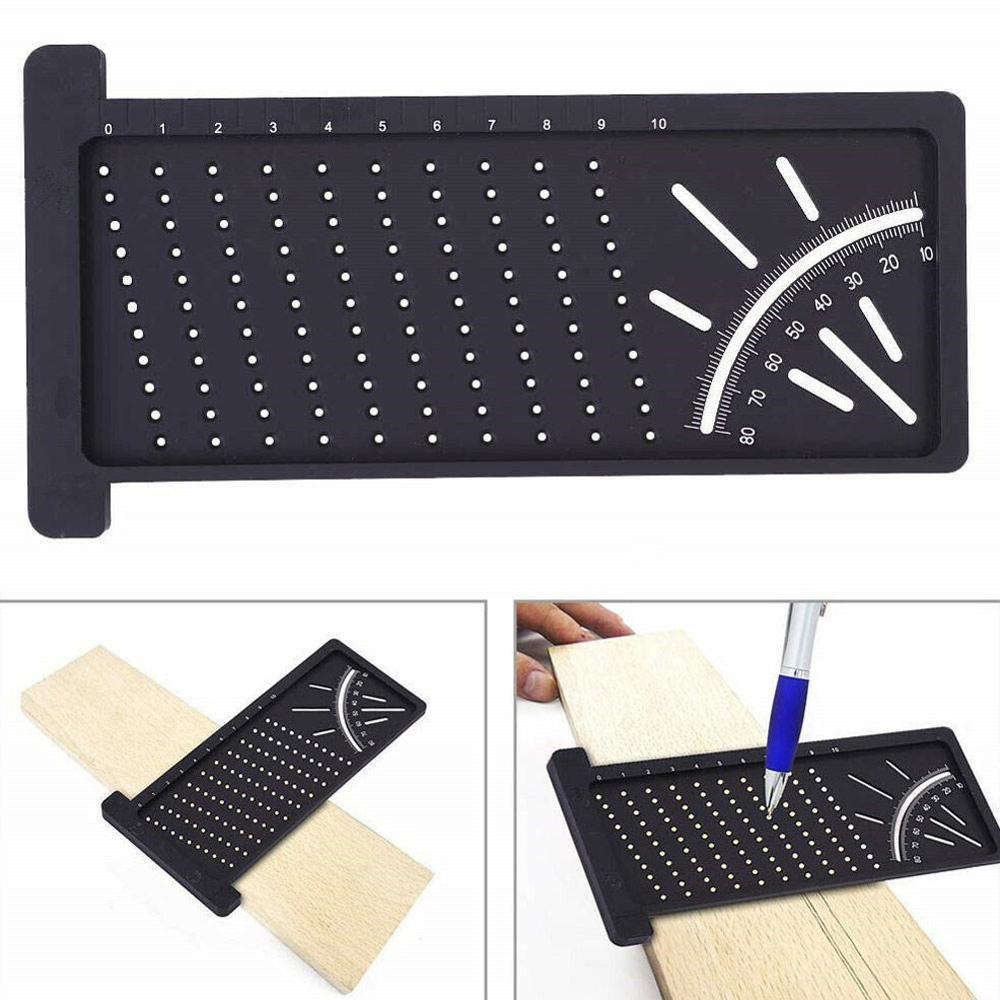 Puuseppä kulmamittaus puuntyöstö toimenpide työkalu mittari viivaimet t-tyyppi 100mm p1 u 6