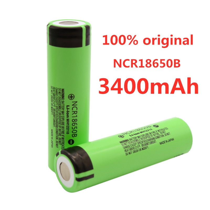100% original NCR18650B 3,7 V 3400 mah 18650 3400 mah para batería de litio recargable