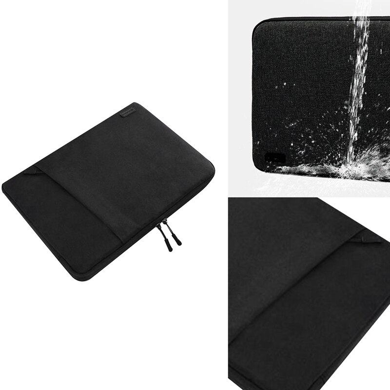 Sheng Bei Er Waterdichte Laptop Tas Geschikt Voor Ipads Tabletten Eenvoud Laptop Tas Laptop Liner Bag (Zwart)