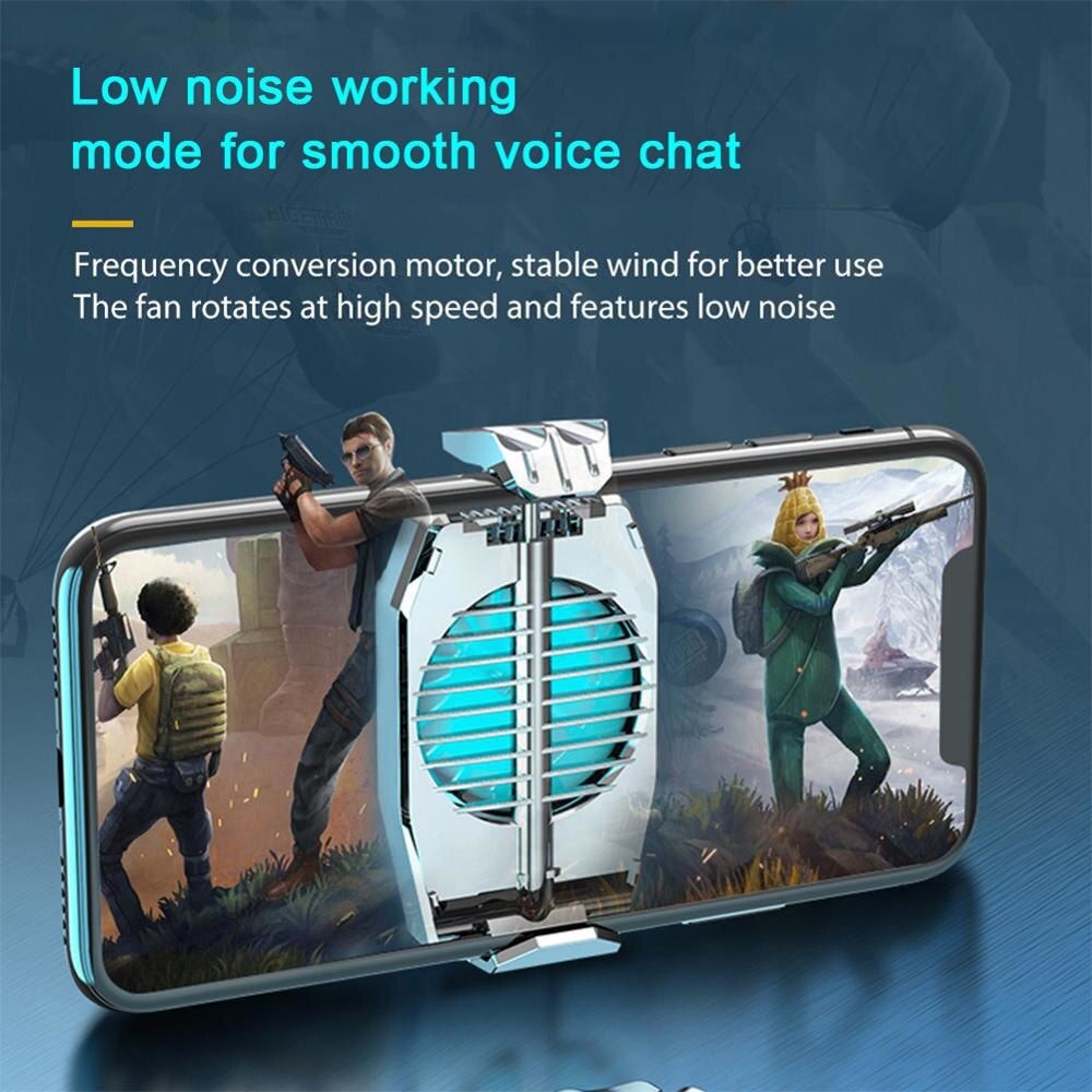 Vogek Mobiele Telefoon Radiator H15 Universele Koelventilator Voor Iphone 12 Cooler Fan Smartphone Koellichaam Voor Live Telefoon Accessoires