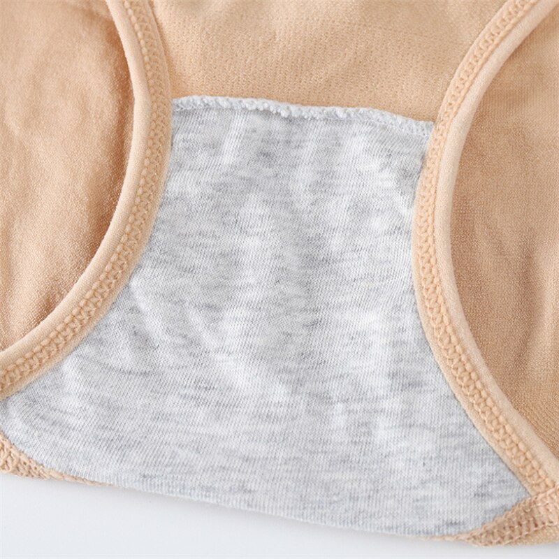 Warm Palace Panties Lingerie Soft Women Elastic Honeycomb Briefs Underpant Female Breathable Cozy Cotton Menstrual Underwear